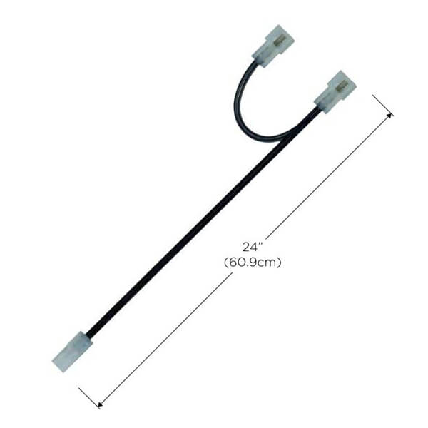 DALS Lighting - 12V ''Y'' splitter - SKU 4000HRNS-24