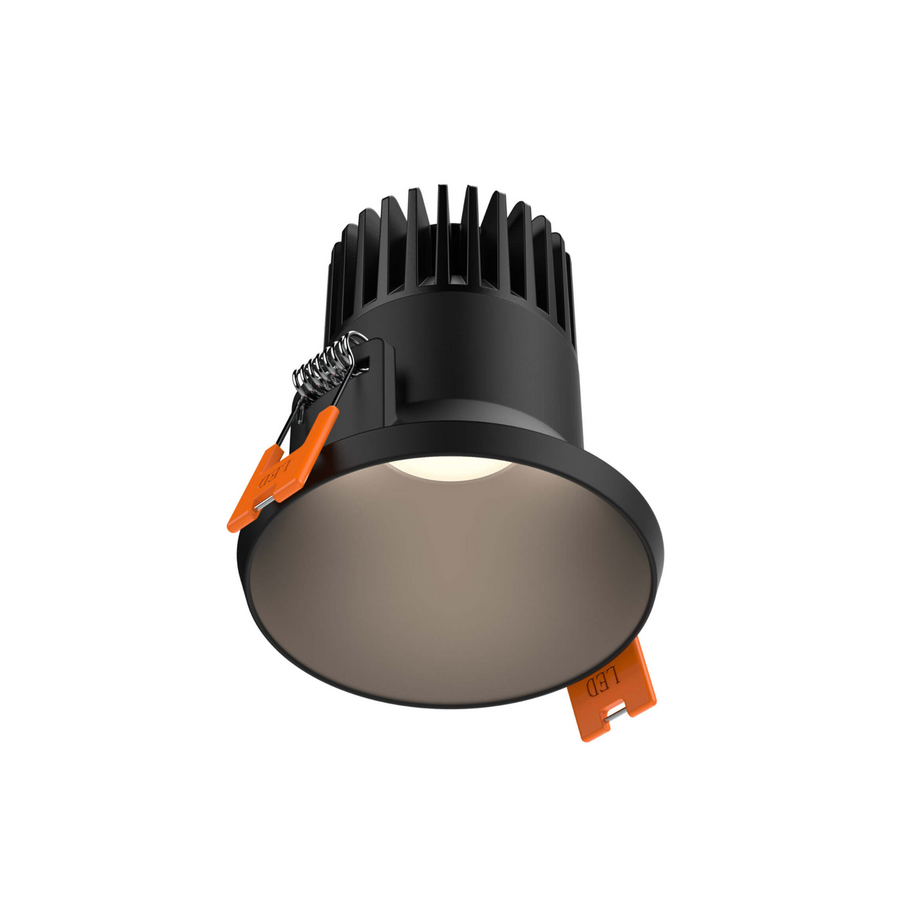 DALS Lighting - 2in almost trimless downlight, 5CCT & Dim-To-Warm - Black - SKU ATR02-CDW-BK