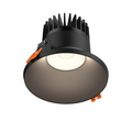 DALS Lighting - 4in almost trimless downlight, 5CCT & Dim-To-Warm - Black - SKU ATR04-CDW-BK
