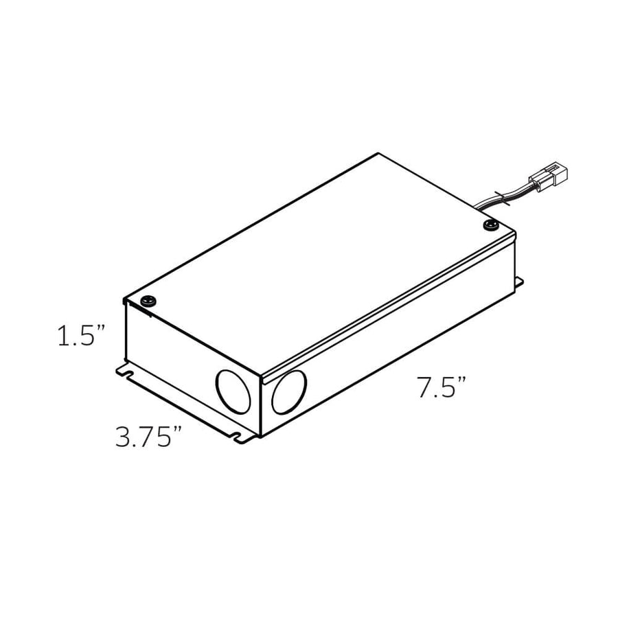 DALS Lighting - 24W dimmable hardwire driver - SKU BT24DIM-IC