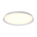 DALS Lighting - 21in Dual-Light Flush Mount, 5CCT - White - SKU CFH21-CC-WH