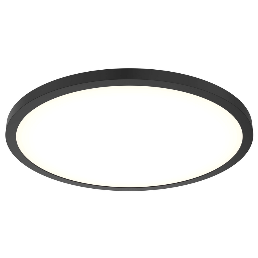 DALS Lighting - 24'' ceiling flushmount - SKU CFLEDR24-CC-BK
