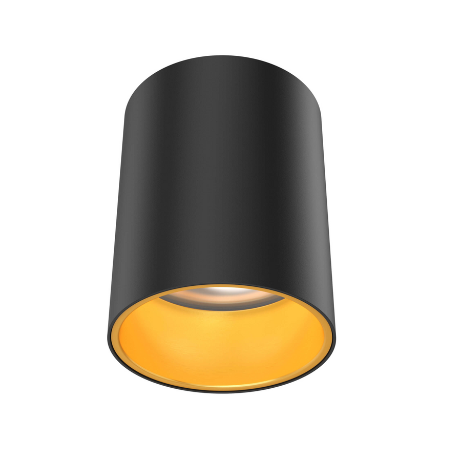 DALS Lighting - 5in cylinder flushmount - Trim Gold - SKU CYL05-TRIM-GD