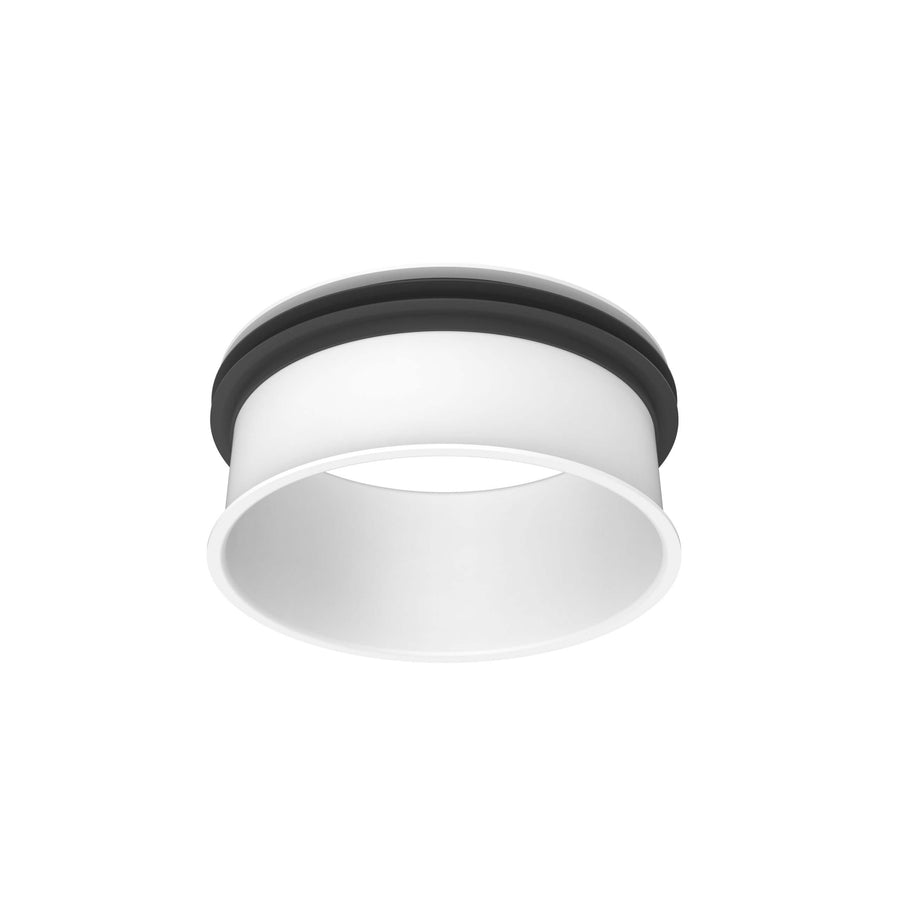 DALS Lighting - 5in cylinder flushmount - Trim White - SKU CYL05-TRIM-WH