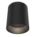 DALS Lighting - 6in cylinder flushmount universal 120V-347V, 0-10V dimming - SKU CYL06-CC-V-BK