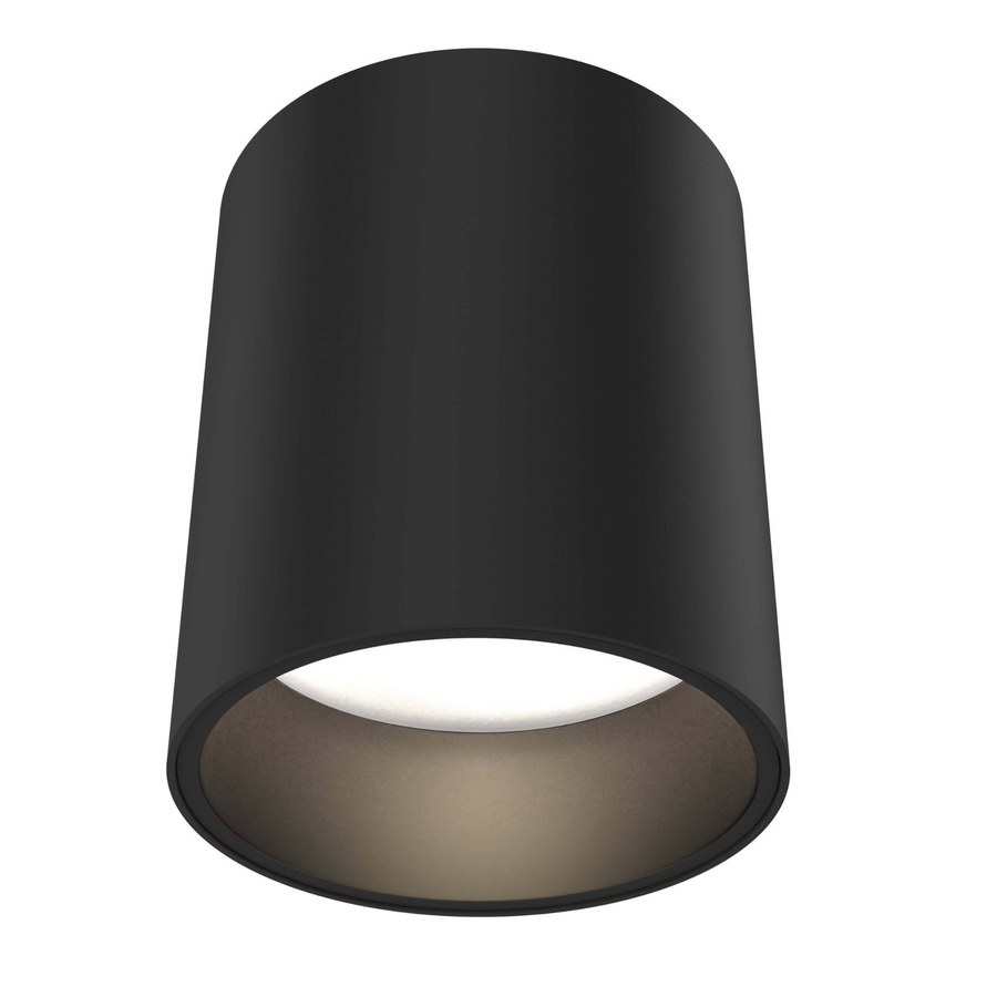 DALS Lighting - 6in cylinder flushmount universal 120V-347V, 0-10V dimming - SKU CYL06-CC-V-BK
