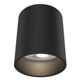 DALS Lighting - 6in cylinder flushmount universal 120V-347V, 0-10V dimming - SKU CYL06-CC-V-BK