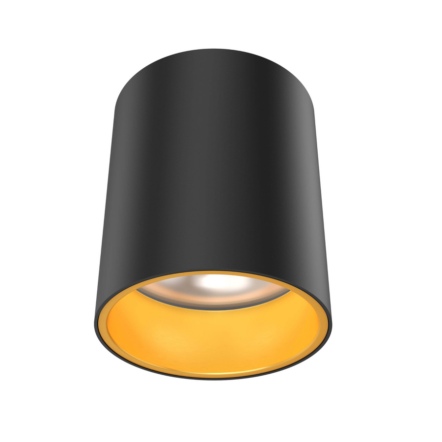 DALS Lighting - 6in cylinder flushmount - Trim Gold - SKU CYL06-TRIM-GD