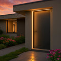 DALS Lighting - 6FT Aluminum extrusion Recessed for DCP-NFTAP - Black - SKU DCP-ACC-NFRE6FT-BK