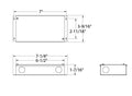 DALS Lighting - 12W 24V Dimmable hardwired driver, one output - SKU DR2412DIM