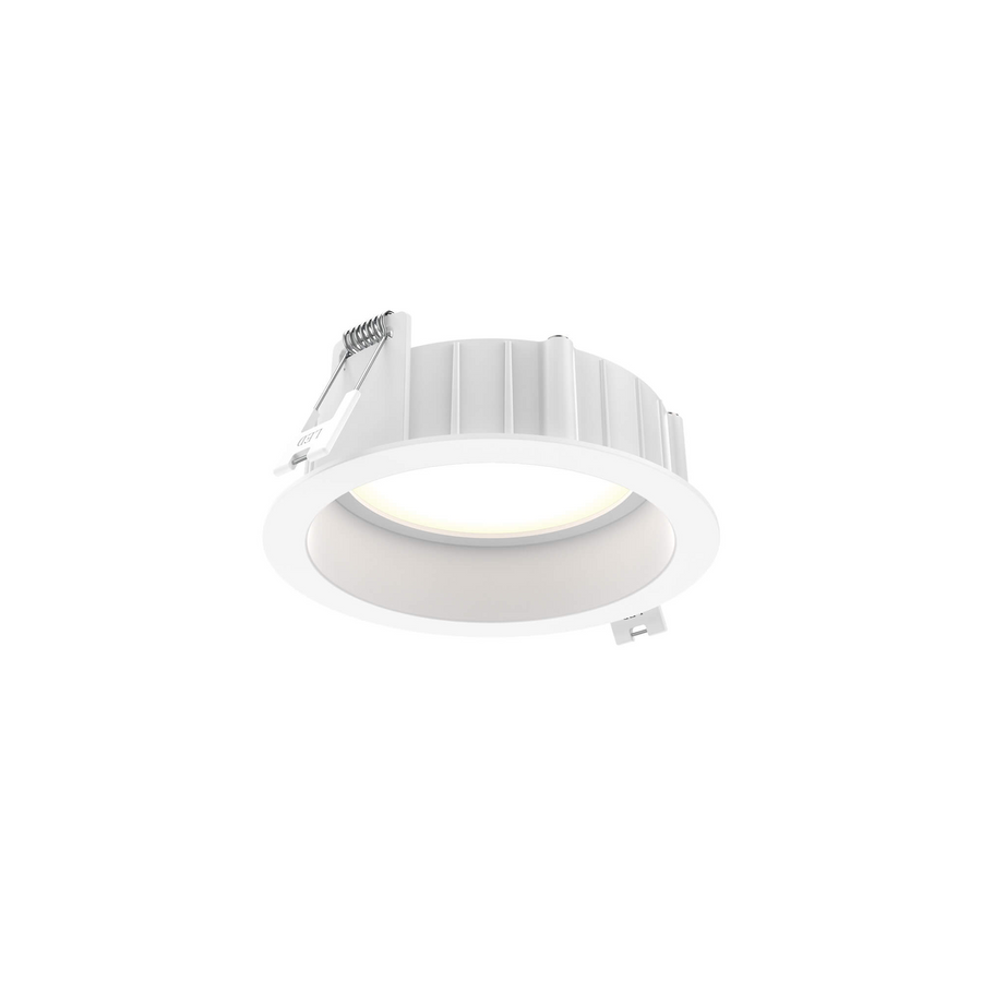 DALS Lighting - 4'' 5CCT 1" deep regressed panel 120-2777-347V - SKU DRR4-CC-V-WH