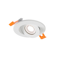 DALS Lighting - 3in Flat gimbal recessed, 5CCT & Dim-to-warm, White - SKU FGM3-CDW-WH