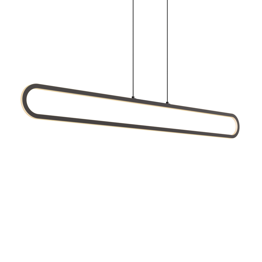 DALS Lighting -  Horizontal oblong pendant 5CCT  - SKU FPD60-CC-BK