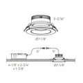 DALS Lighting - 6" Gimbal Recessed 5CCT - SKU GBR06-CC-BK