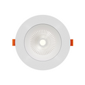 DALS Lighting - 6in Regressed Gimbal Downlight, 5CCT & Dim-To-Warm - White - SKU GBR06-CDW-WH