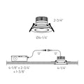 DALS Lighting - 3.5" Gimbal recessed 5CCT - SKU GBR35-CC-BK