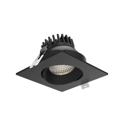 DALS Lighting - 3.5" Gimbal recessed Square 5CCT - SKU GBR35SQ-CC-BK