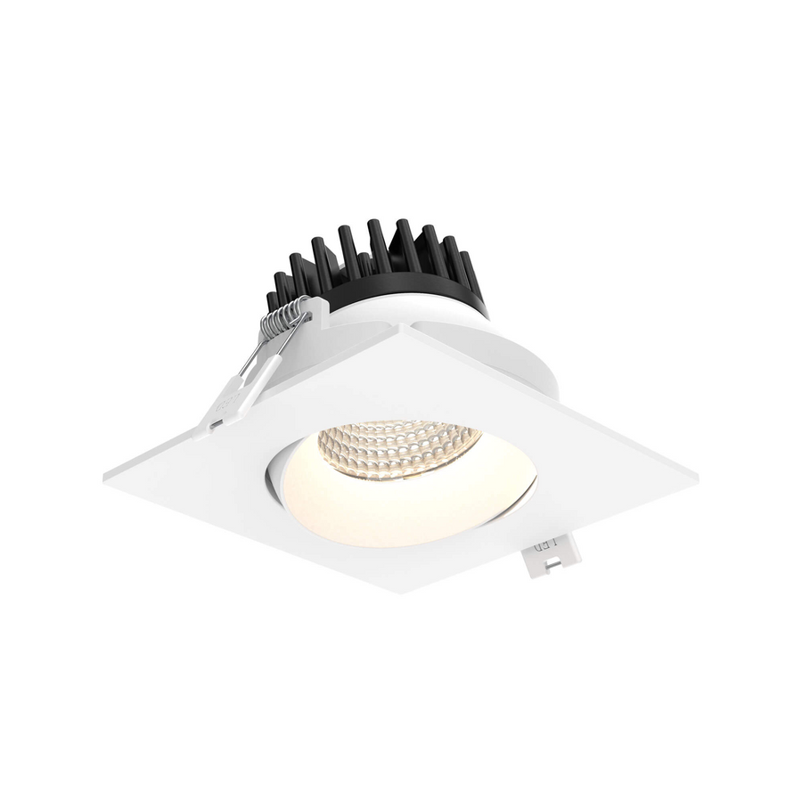 DALS Lighting - 3.5" Gimbal recessed Square 5CCT - SKU GBR35SQ-CC-WH