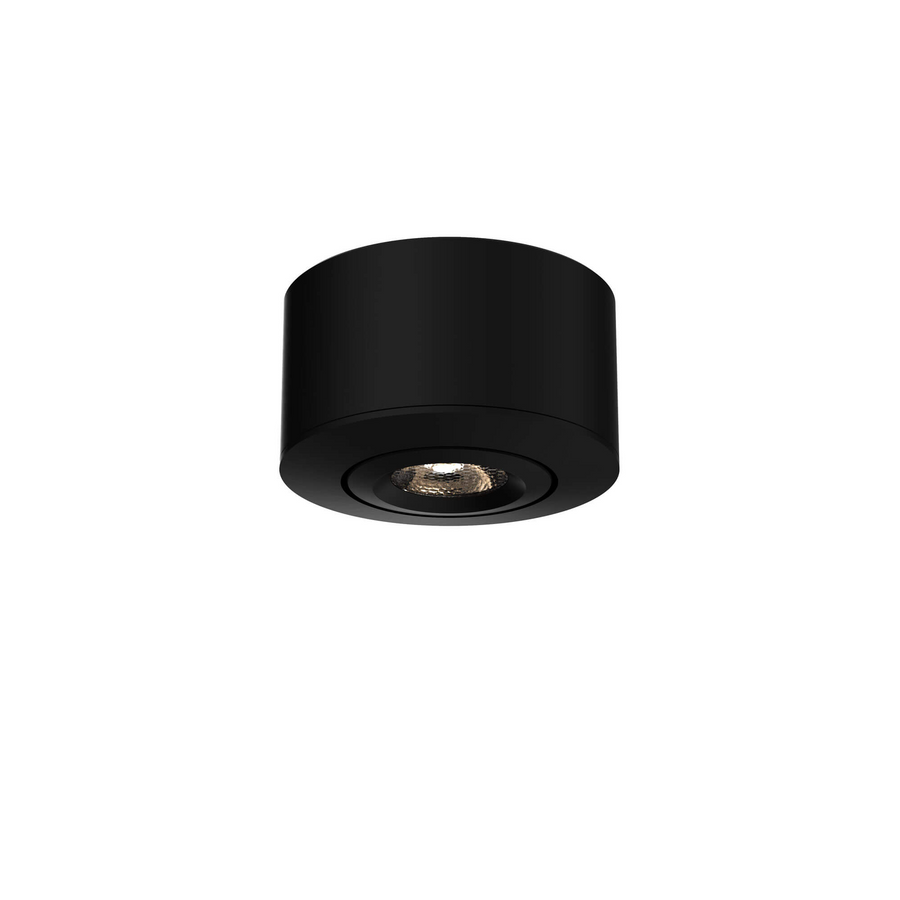 DALS Lighting - 12V LED mini Gimbal Puck Light - SKU LEDRDM1-BK