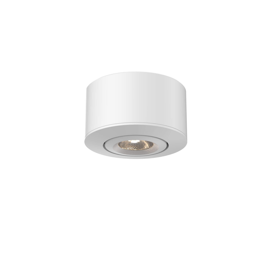 DALS Lighting - 12V LED mini Gimbal Puck Light - SKU LEDRDM1-WH