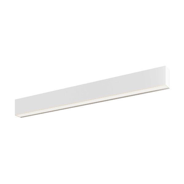 DALS Lighting - 48in linear wall sconce, 5CCT, 120-347v, 0-10v - White - SKU LNWS48-CC-V-WH