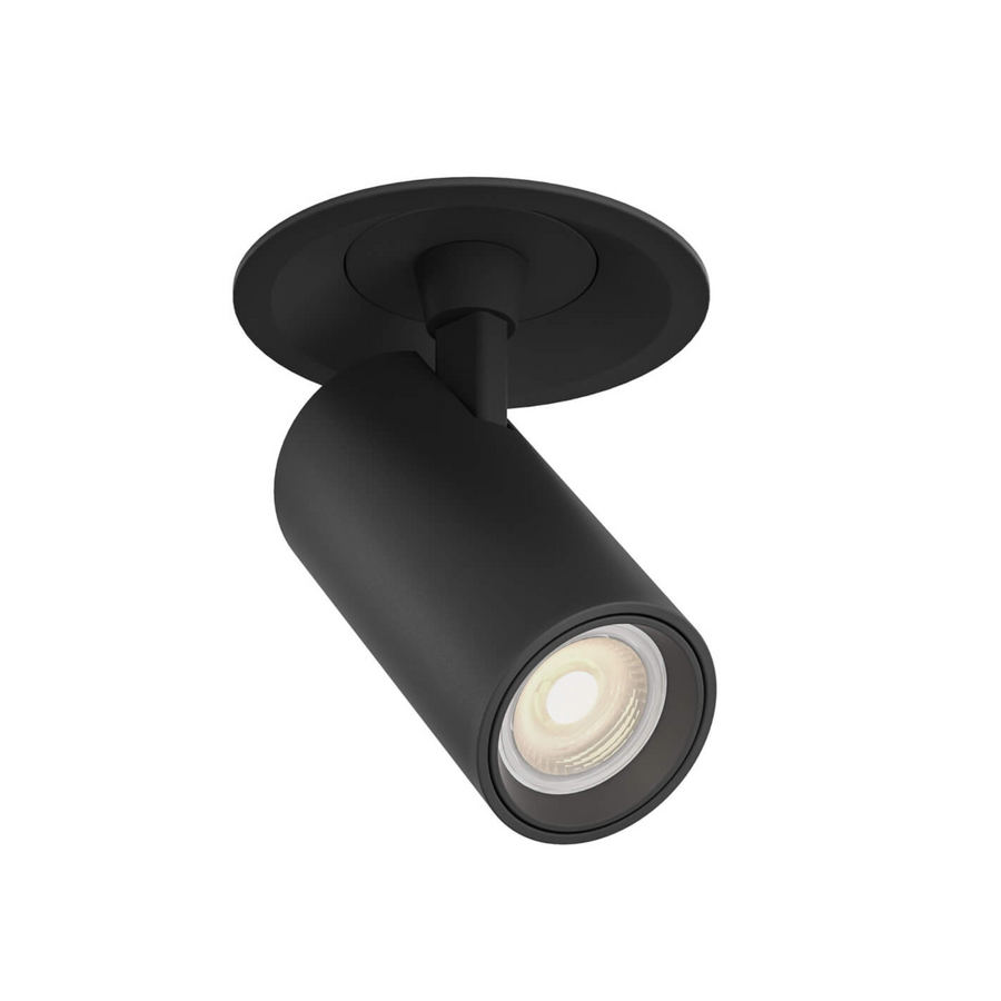 DALS Lighting - 3in Directional spot recessed, 5CCT, multi-wattage - SKU MFD03-MW-CC-BK