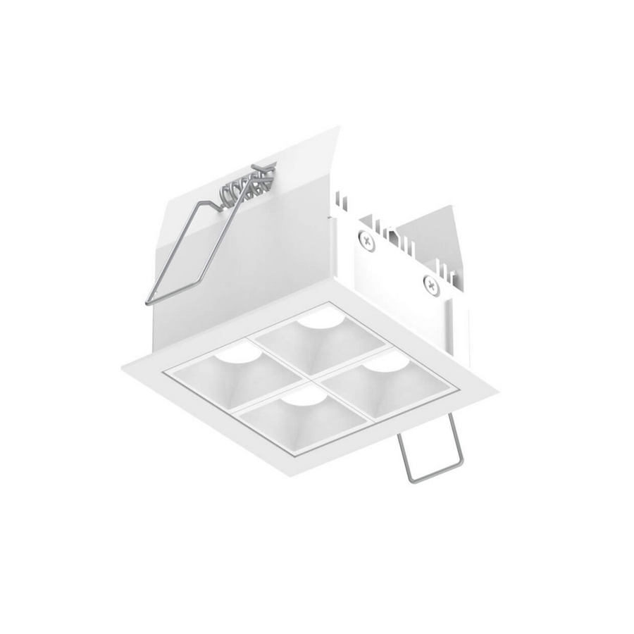 DALS Lighting - 4 Light Microspot LED Recessed downlight CCT - SKU MSL4-CC-V-AWH