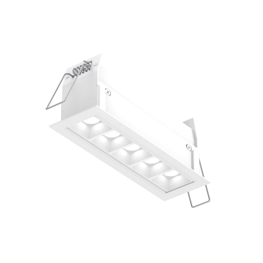 DALS Lighting - 5 Light Microspot LED Recessed downlight CCT - SKU MSL5-CC-V-AWH