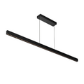 DALS Lighting - 72in Multi-spot Linear Pendant, 10ft wire, Universal driver - Black - SKU MSLPD72-CC-UNV-BK