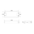 DALS Lighting - 12-watts compact driver for 24V products - SKU PLD2412DIM