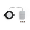 DALS Lighting - 4in Round LED Panel, 5CCT - Black - SKU PNL4-CC-BK
