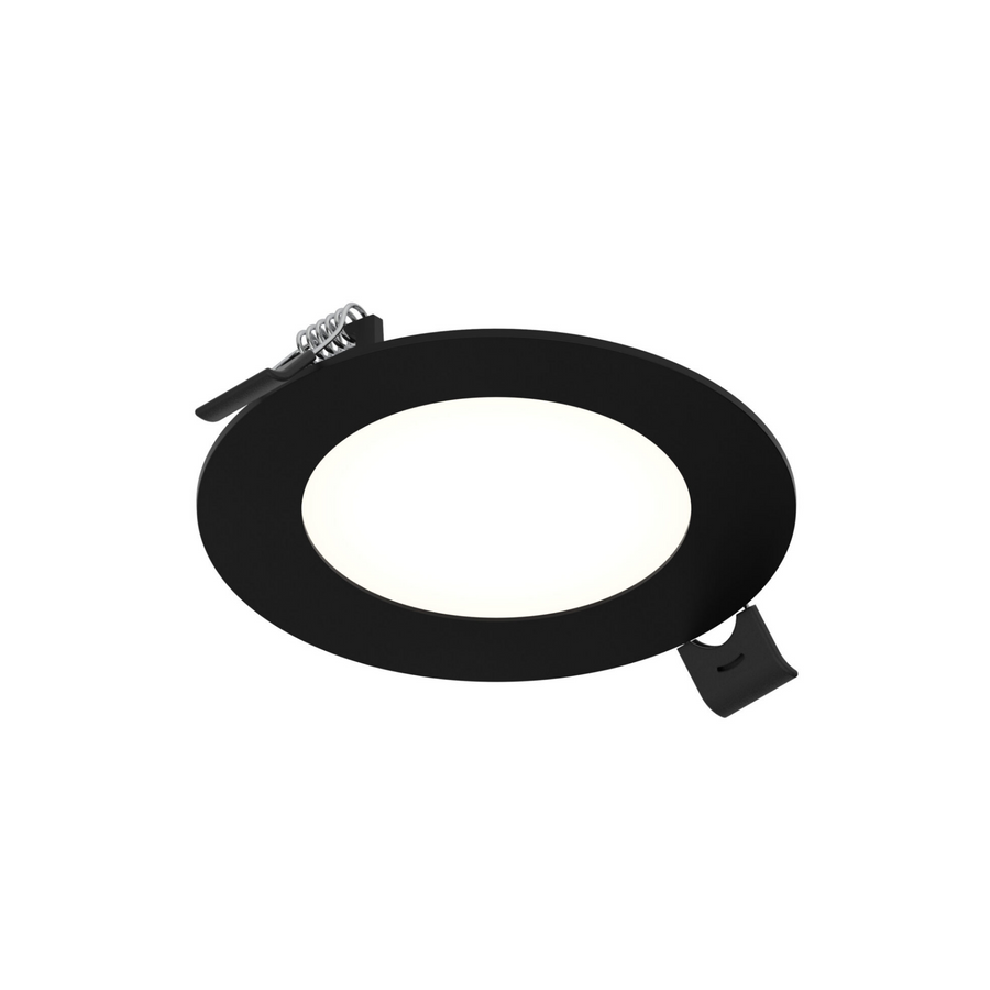DALS Lighting - 4in Round LED Panel, 5CCT - Black - SKU PNL4-CC-BK