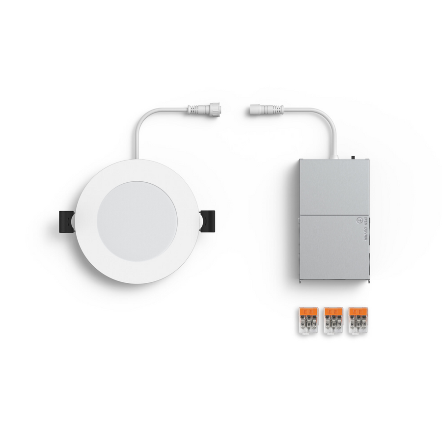 DALS Lighting - 4 in Round LED Panel, White **SOLD IN MASTER PACK ONLY** (20 UNITS) - SKU PNL4-CC-WH