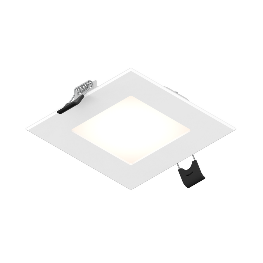 DALS Lighting - 4in Square d LED Panel, 5CCT - White - SKU PNL4SQ-CC-WH