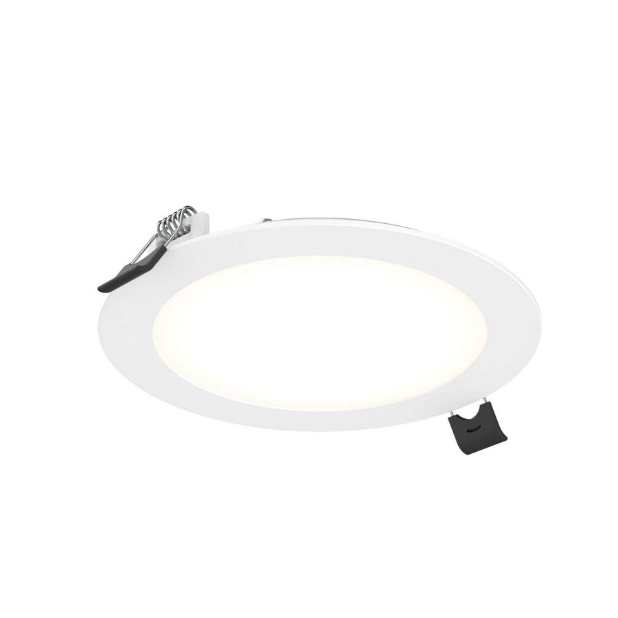 DALS Lighting - 6in Round LED Panel, 5CCT, 120-347v, 0-10v dim - White - SKU PNL6-CC-V-WH