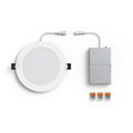 DALS Lighting - 6in Round LED Panel, 5CCT, 120-347v, 0-10v dim - White - SKU PNL6-CC-V-WH