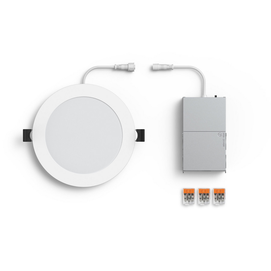 DALS Lighting - 6 in Round LED Panel, White **SOLD IN MASTER PACK ONLY** (20 UNITS) - SKU PNL6-CC-WH