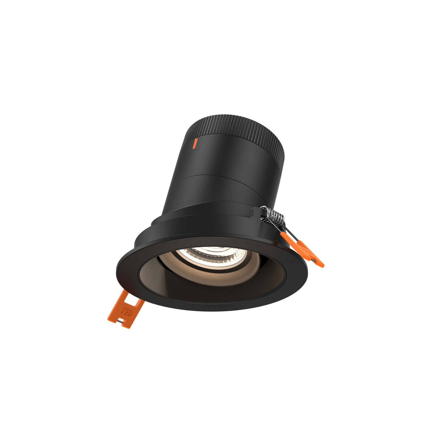 DALS Lighting - RC03-CC-20-GMBBK-TBK - 3in Modular Downlight, 5CCT, 20 degree Beam Angle, Gimbal Reflector, Black, Black trim
