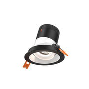 DALS Lighting - RC03-CC-20-GMBWH-TBK - 3in Modular Downlight, 5CCT, 20 degree Beam Angle, Gimbal Reflector, White, Black trim