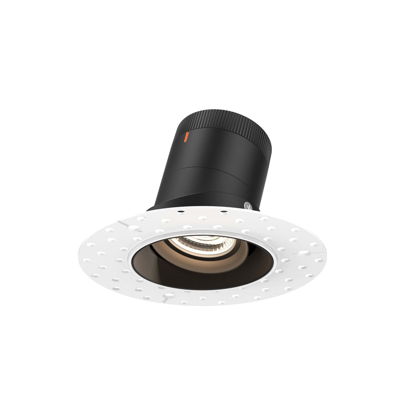 DALS Lighting - RC03-CC-35-GMBBK-TL - 3in Modular Downlight, 5CCT, 35 degree Beam Angle, Gimbal Reflector, Black, Trimless