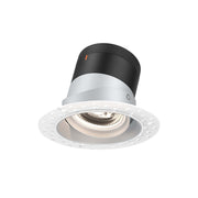 DALS Lighting - RC04-CC-20-GMBAZ-TL - 4in Modular Downlight, 5CCT, 20 degree Beam Angle, Gimbal Reflector, Alzak, Trimless