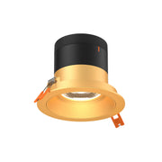 DALS Lighting - RC04-CC-20-RGGD-TGD - 4in Modular Downlight, 5CCT, 20 degree Beam Angle, Regressed, Gold, Gold Trim