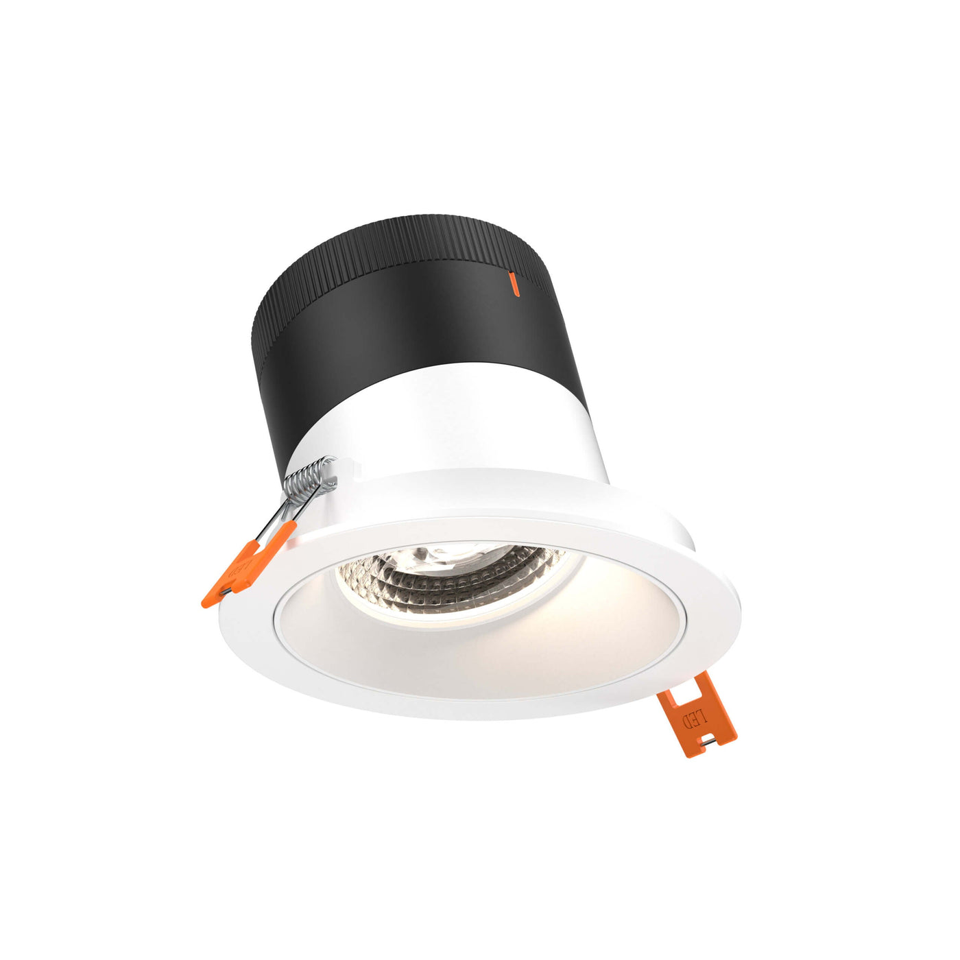 DALS Lighting - RC04-CC-20-SLWH-TWH - 4in Modular Downlight, 5CCT, 20 degree Beam Angle, Slope Ceiling, White, White Trim