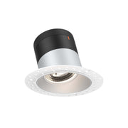 DALS Lighting - RC04-CC-35-SLAZ-TL - 4in Modular Downlight, 5CCT, 35 degree Beam Angle, Slope Ceiling, Alzak,Trimless