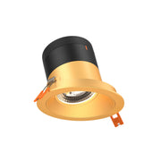 DALS Lighting - RC04-CC-35-SLGD-TGD - 4in Modular Downlight, 5CCT, 35 degree Beam Angle, Slope Ceiling, Gold, Gold Trim