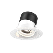 DALS Lighting - RC04-CC-60-GMBWH-TL - 4in Modular Downlight, 5CCT, 60 degree Beam Angle, Gimbal Reflector, White, Trimless