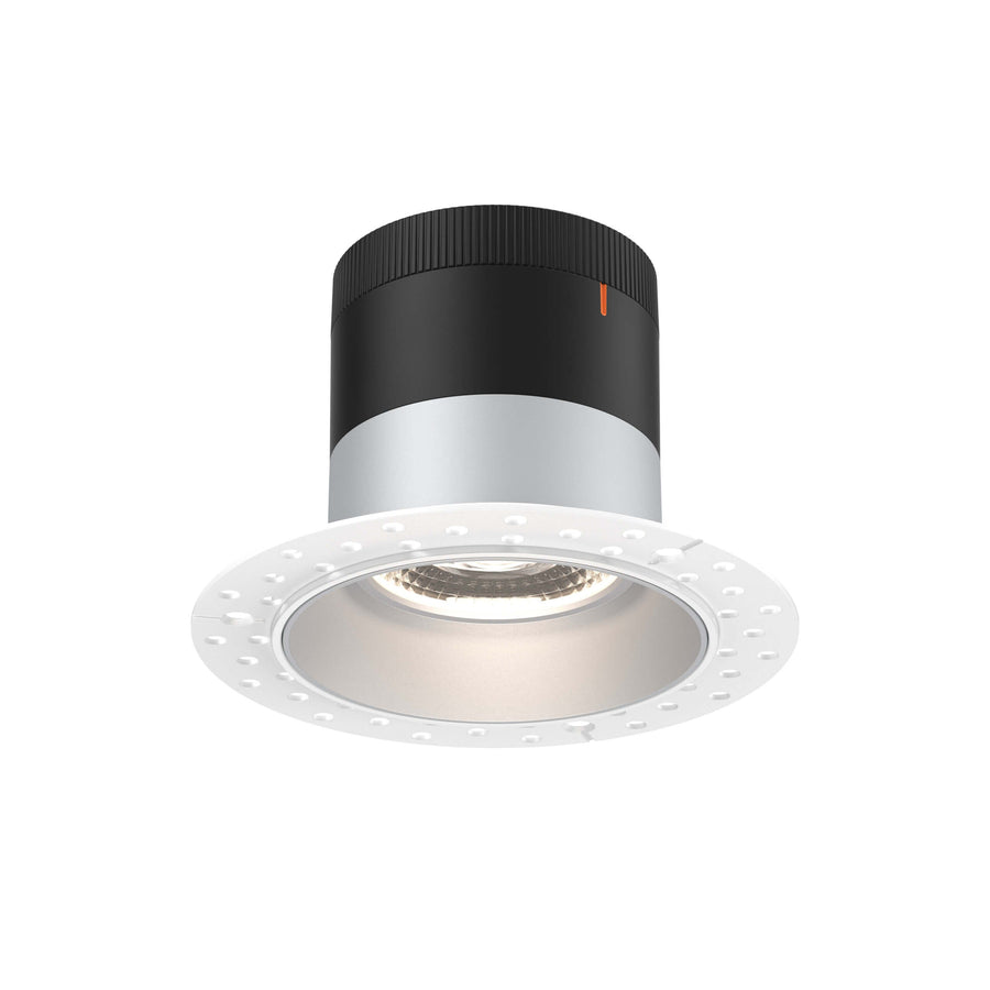DALS Lighting - RC04-CC-60-RGAZ-TL - 4in Modular Downlight, 5CCT, 60 degree Beam Angle, Regressed, Alzak,Trimless