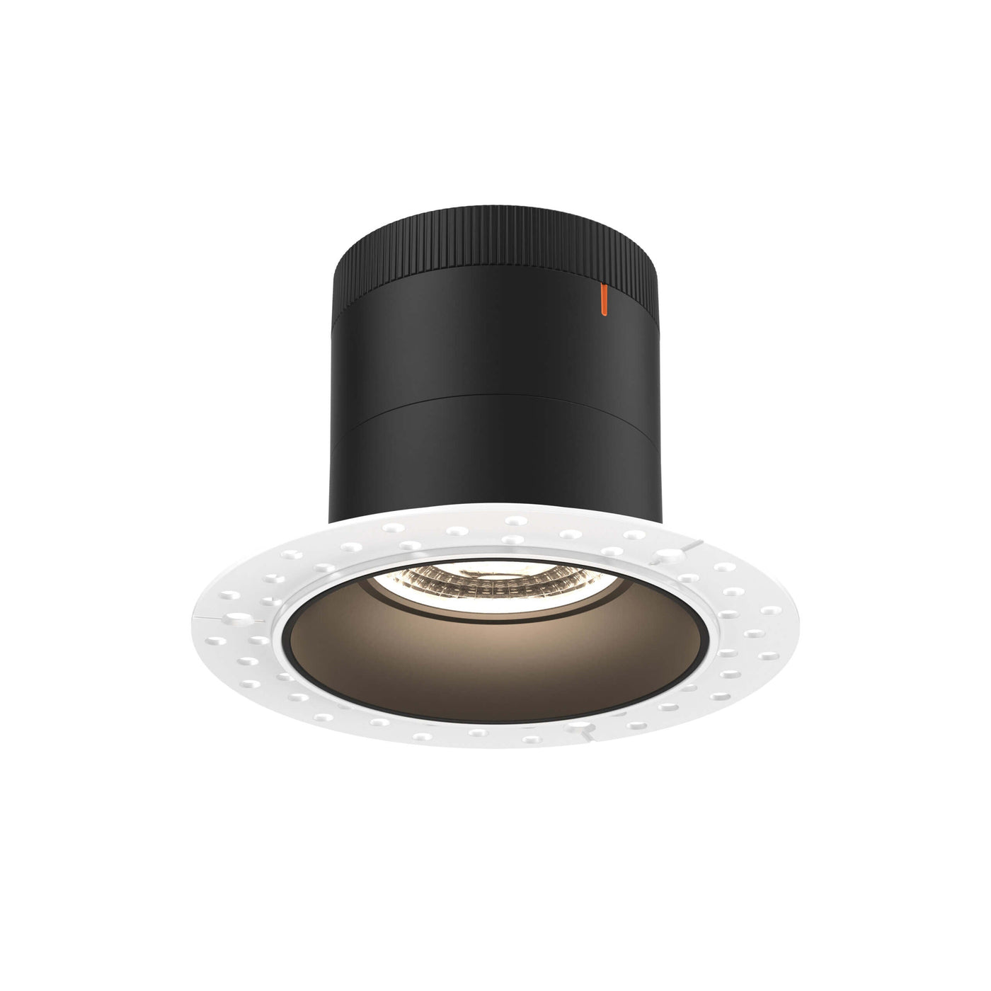 DALS Lighting - RC04-CC-60-RGBK-TL - 4in Modular Downlight, 5CCT, 60 degree Beam Angle, Regressed, Black,Trimless