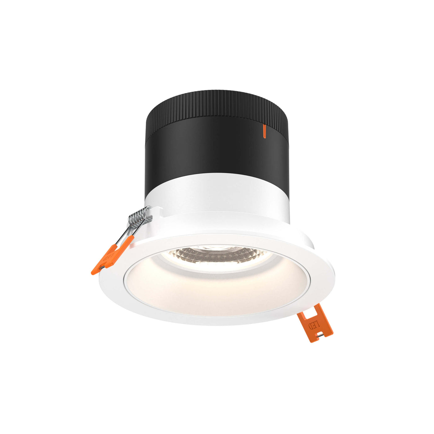 DALS Lighting - RC04-CC-60-RGWH-TWH - 4in Modular Downlight, 5CCT, 60 degree Beam Angle, Regressed, White, White Trim