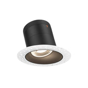 DALS Lighting - RC04-CC-60-SLBK-TL - 4in Modular Downlight, 5CCT, 60 degree Beam Angle, Slope Ceiling, Black,Trimless